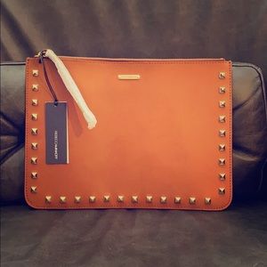 NWT Rebecca Minkoff Leather Lissa Pouch/Clutch